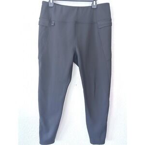 BALEAF Fleece Lined Baselayer Black Winter Leggings SZ 2XL